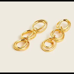 Double wobble drop earrings